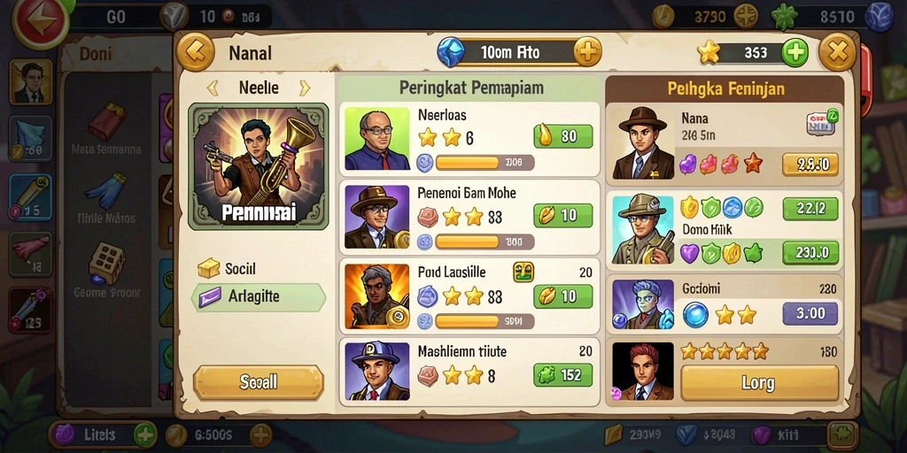 Tampilan antarmuka yang user-friendly dan menarik.