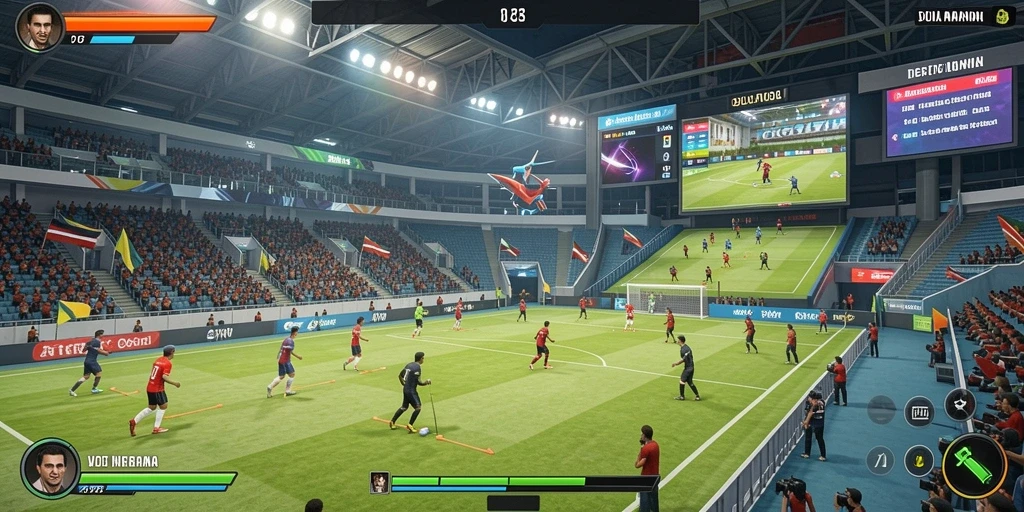 Tangkapan layar menunjukkan gameplay seru di 9399.