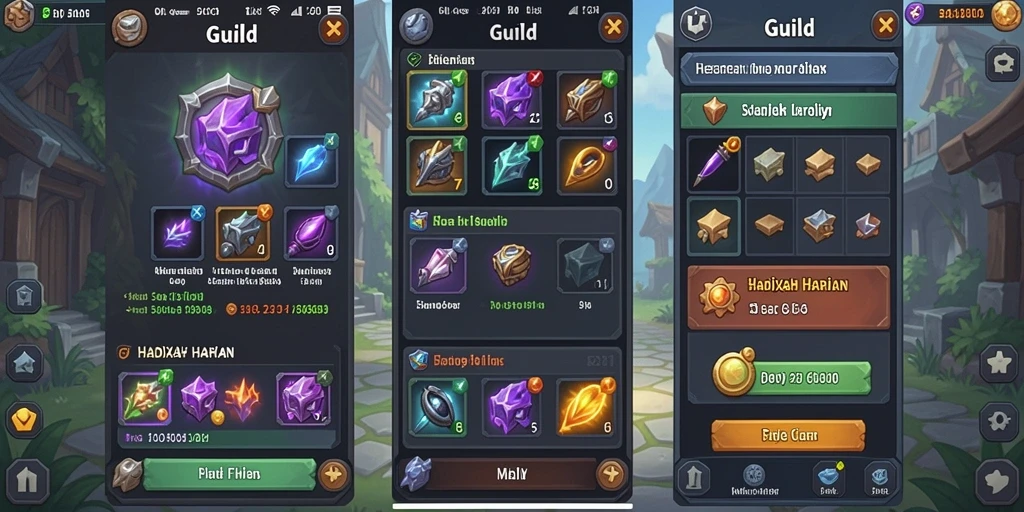 Screenshot menunjukkan tampilan awal game yang menarik.