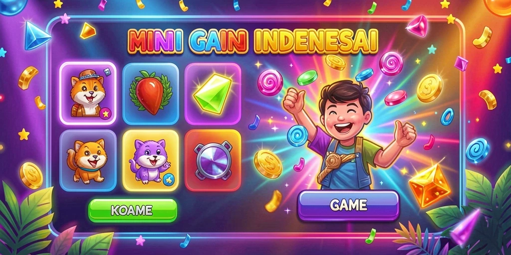 Tampilan menu utama yang menarik dan mudah dinavigasi.