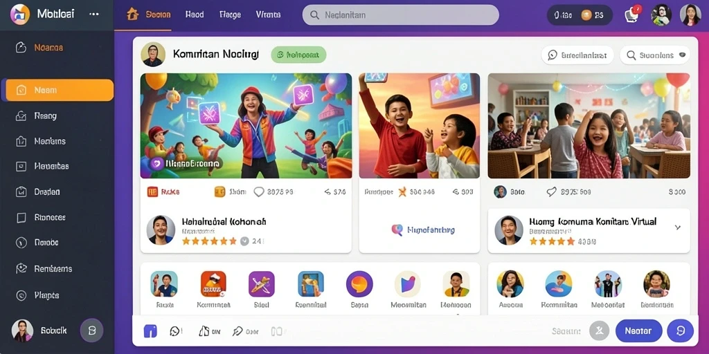 Tampilan dashboard yang intuitif dan mudah digunakan.