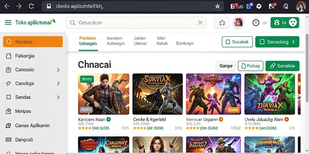 Tampilan antarmuka pengguna yang menarik dan modern.