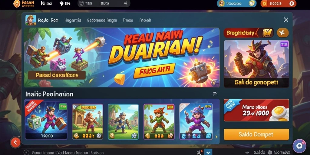 Tampilan antarmuka yang menarik dan modern.