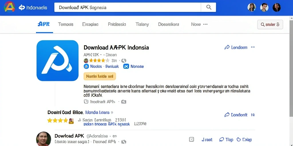 Tampilan awal aplikasi dengan karakter utama yang mengesankan.
