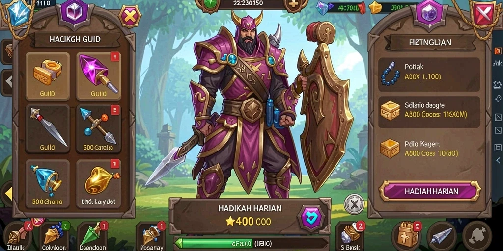 Tampilan permainan yang menarik di ROYAL88.