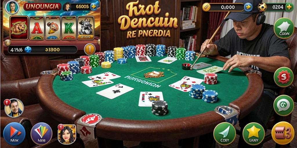 Screenshot fitur permainan yang menarik.