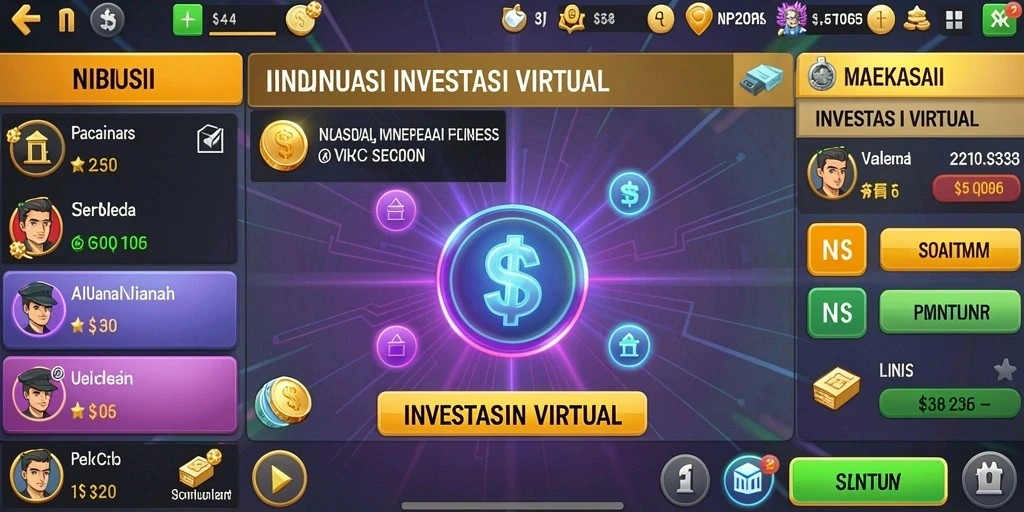 Tangkapan layar menunjukkan gameplay yang intens dan seru.