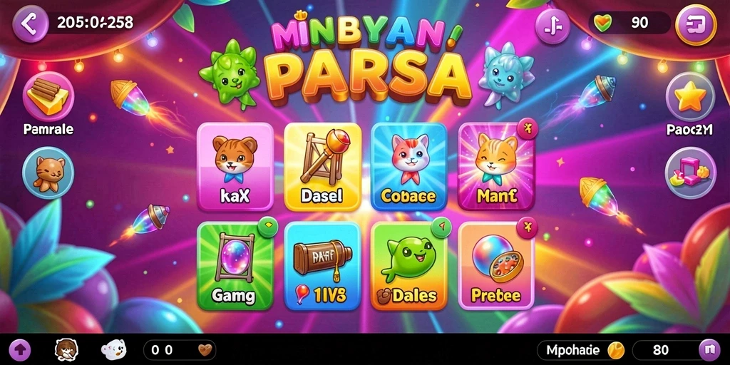 Tampilan halaman utama aplikasi WAKTOGEL yang user-friendly.